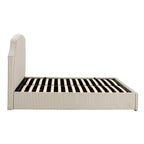 Dusklia - Surrey Ottoman Storage Bed - Sage Stripe