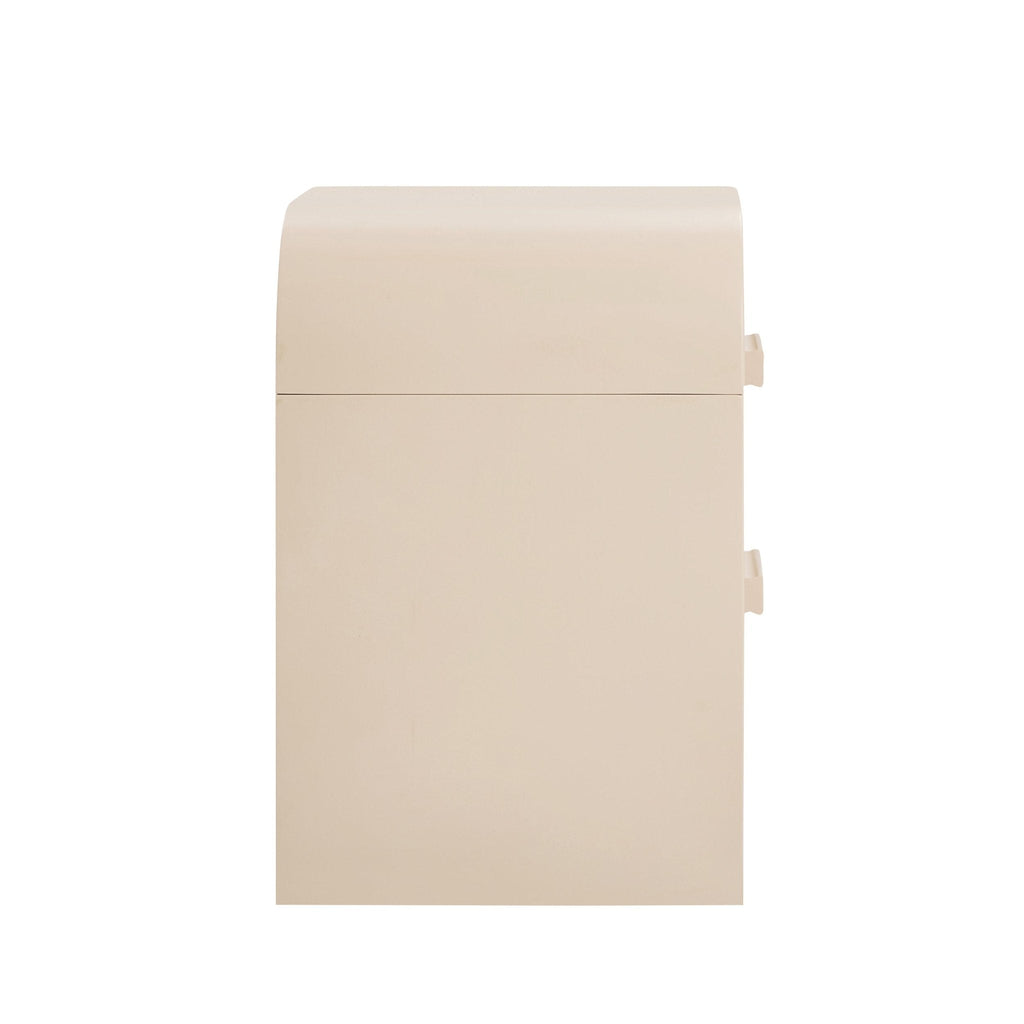 Dusklia - Susie 2 Drawer Bedside Table - Sand