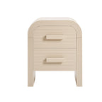 Dusklia - Susie 2 Drawer Bedside Table - Sand