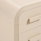 Dusklia - Susie 2 Drawer Bedside Table - Sand