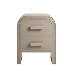 Dusklia - Susie 2 Drawer Bedside Table - Taupe