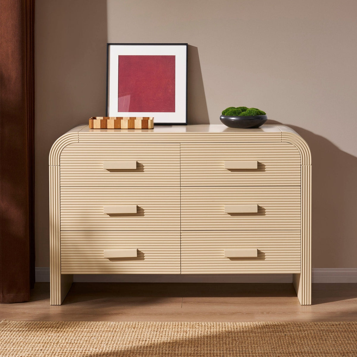 Dusklia - Susie 6 Drawer Chest - Sand