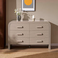 Dusklia - Susie 6 Drawer Chest - Taupe
