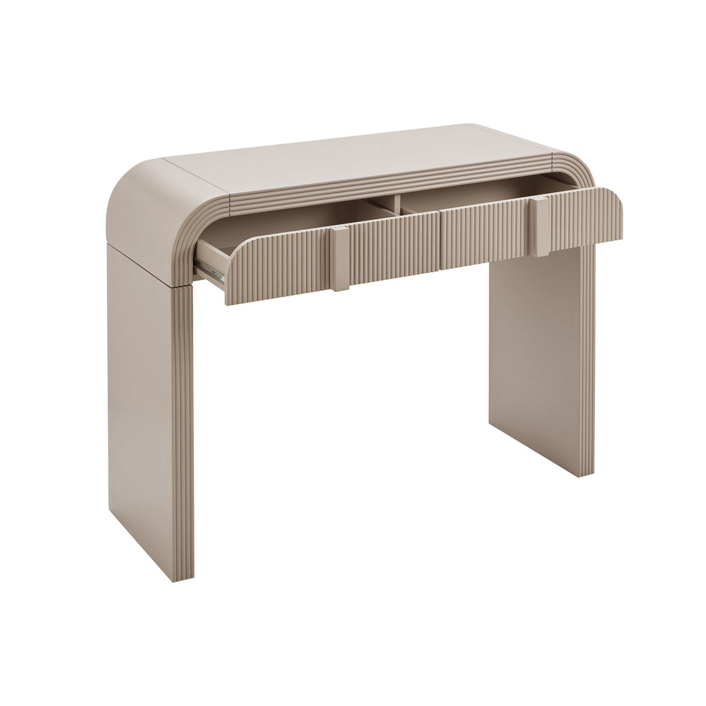 Dusklia - Susie Dressing Table with Drawers - Taupe