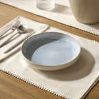 Dusklia - Sutton Stoneware Set of 4 Pasta Bowls - Light Blue