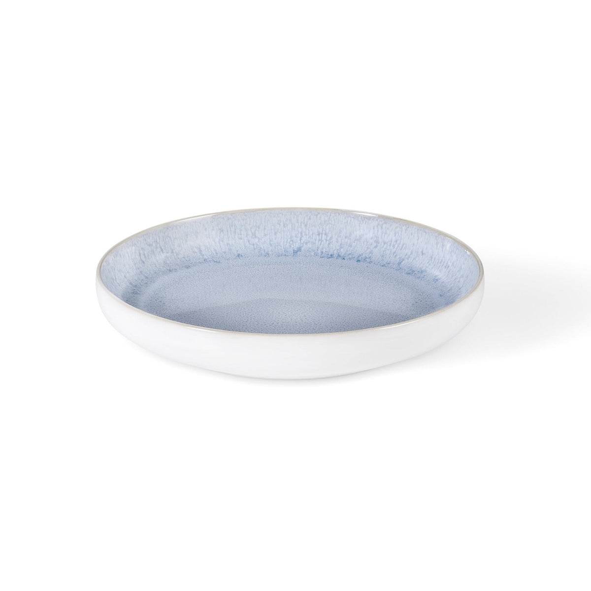 Dusklia - Sutton Stoneware Set of 4 Pasta Bowls - Light Blue