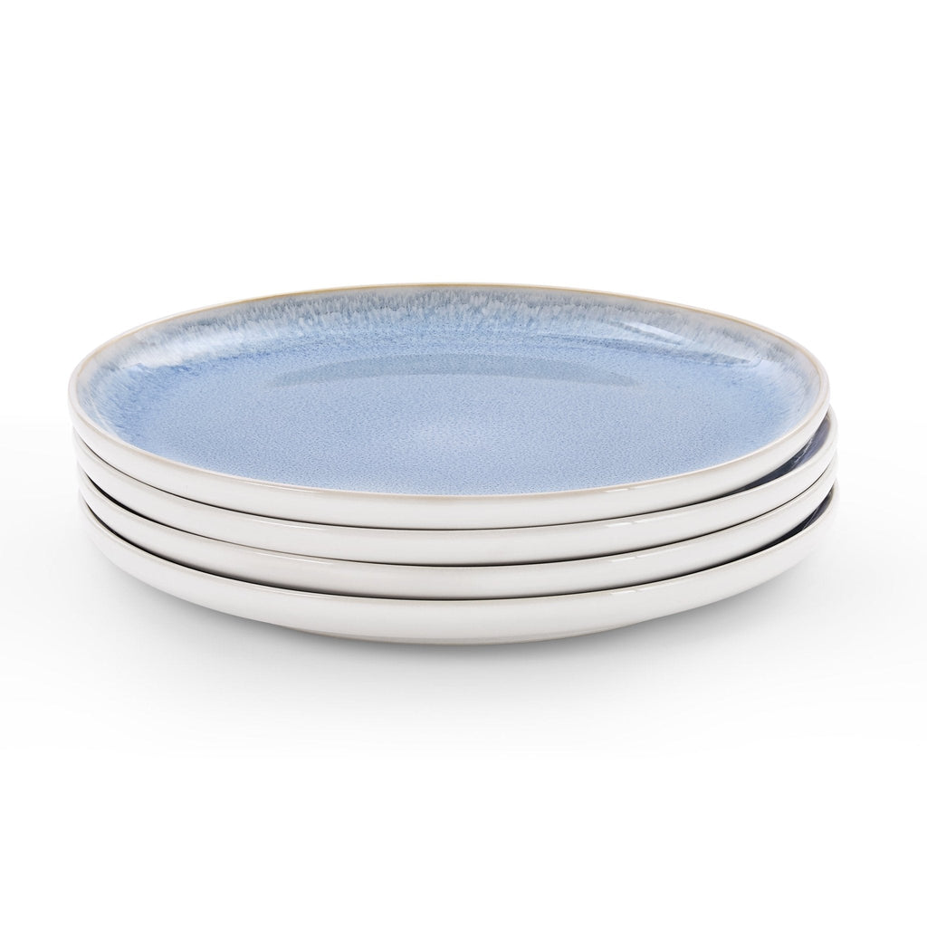 Dusklia - Sutton Stoneware Set of 4 Side Plates - Light Blue