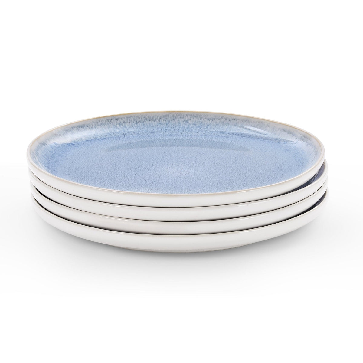 Dusklia - Sutton Stoneware Set of 4 Side Plates - Light Blue