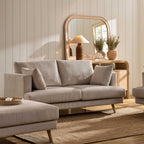 Dusklia - Sweden 2 Seater Sofa - Rib Ecru