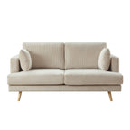 Dusklia - Sweden 2 Seater Sofa - Rib Ecru