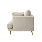 Dusklia - Sweden Loveseat - Rib Ecru