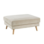 Dusklia - Sweden Pouffe - Rib Ecru