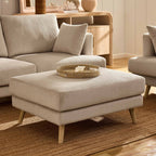 Dusklia - Sweden Pouffe - Rib Ecru
