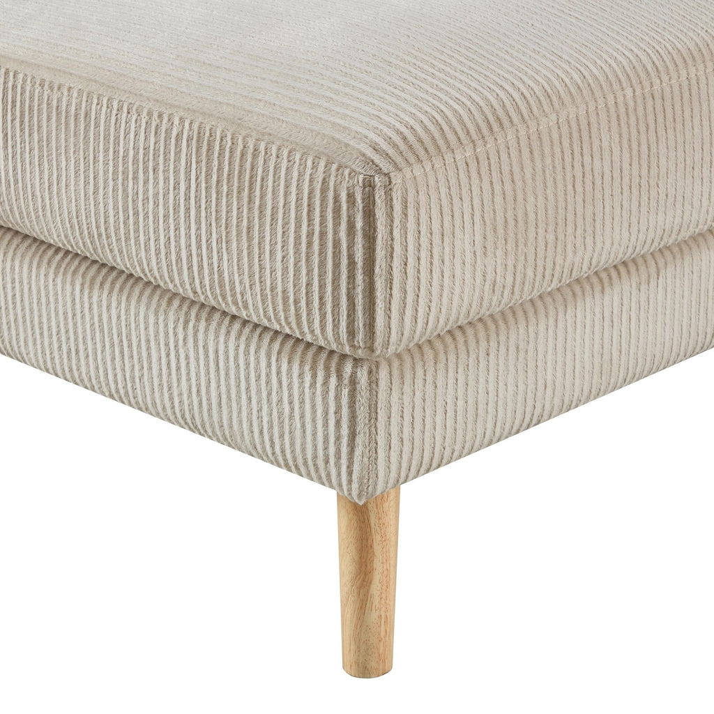 Dusklia - Sweden Pouffe - Rib Ecru
