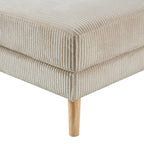 Dusklia - Sweden Pouffe - Rib Ecru