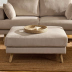 Dusklia - Sweden Pouffe - Rib Ecru
