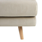 Dusklia - Sweden Pouffe - Rib Ecru
