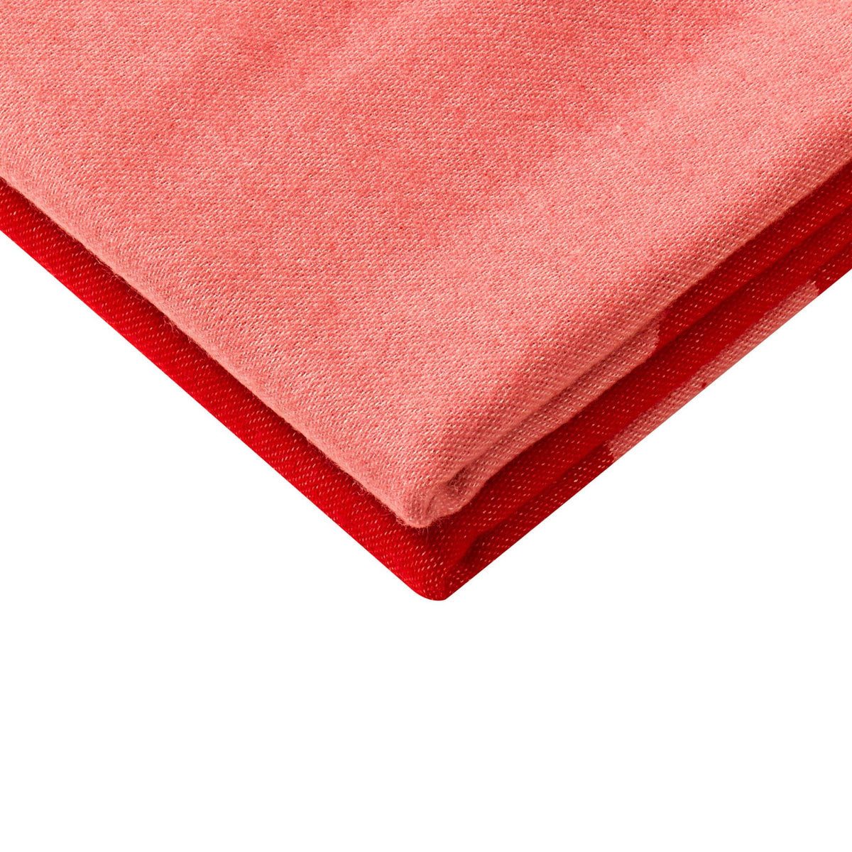 Dusklia - Swirl Contrast Pattern Sofa Throw - Pink/Red