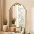 Dusklia - Sylvie Traditional Arched Mirror - Gold