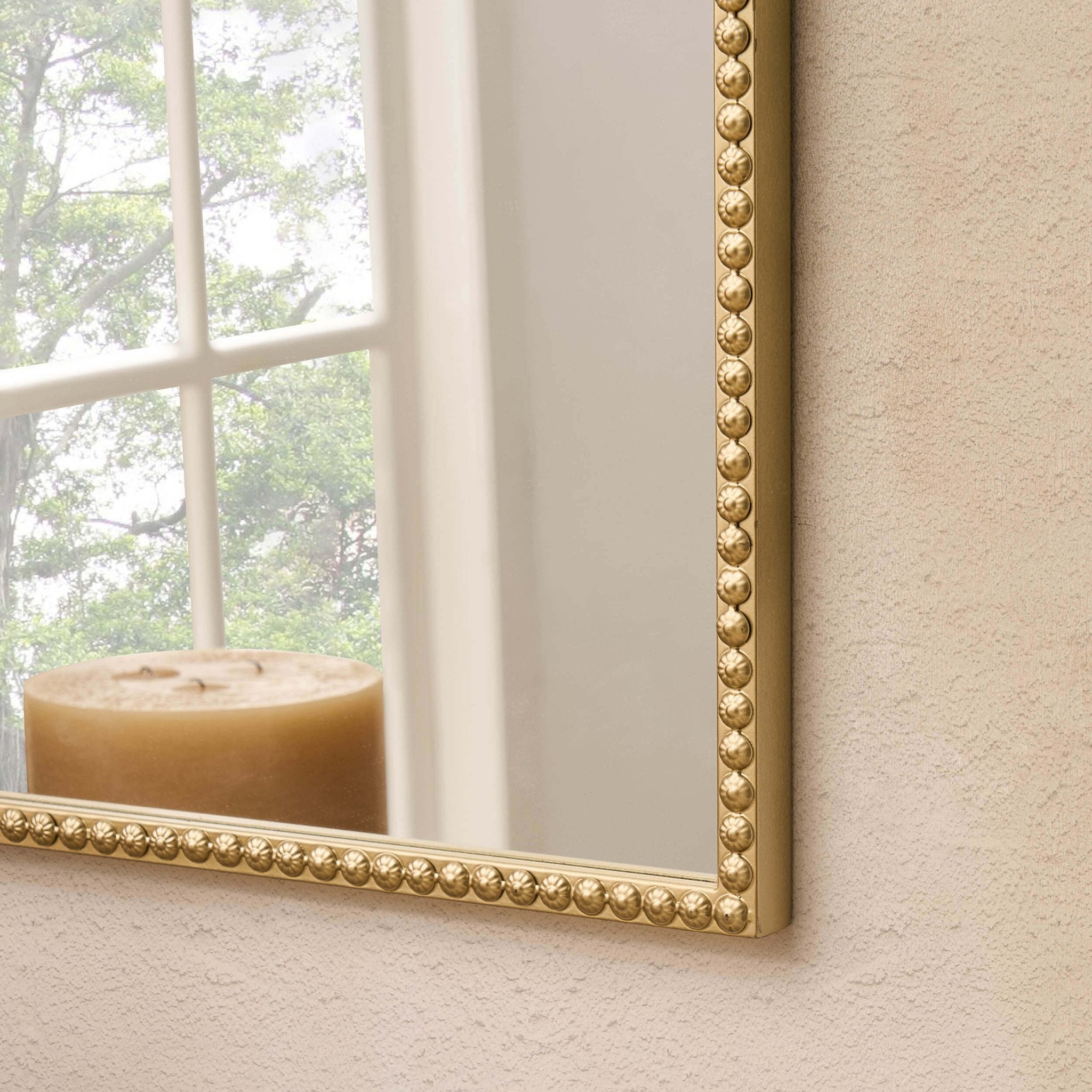 Dusklia - Sylvie Traditional Arched Mirror - Gold