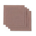 Dusklia - Tabitha Striped Set of 4 Napkins - Pink