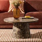 Dusklia - Talia Coffee Table -  Dark Marble Effect