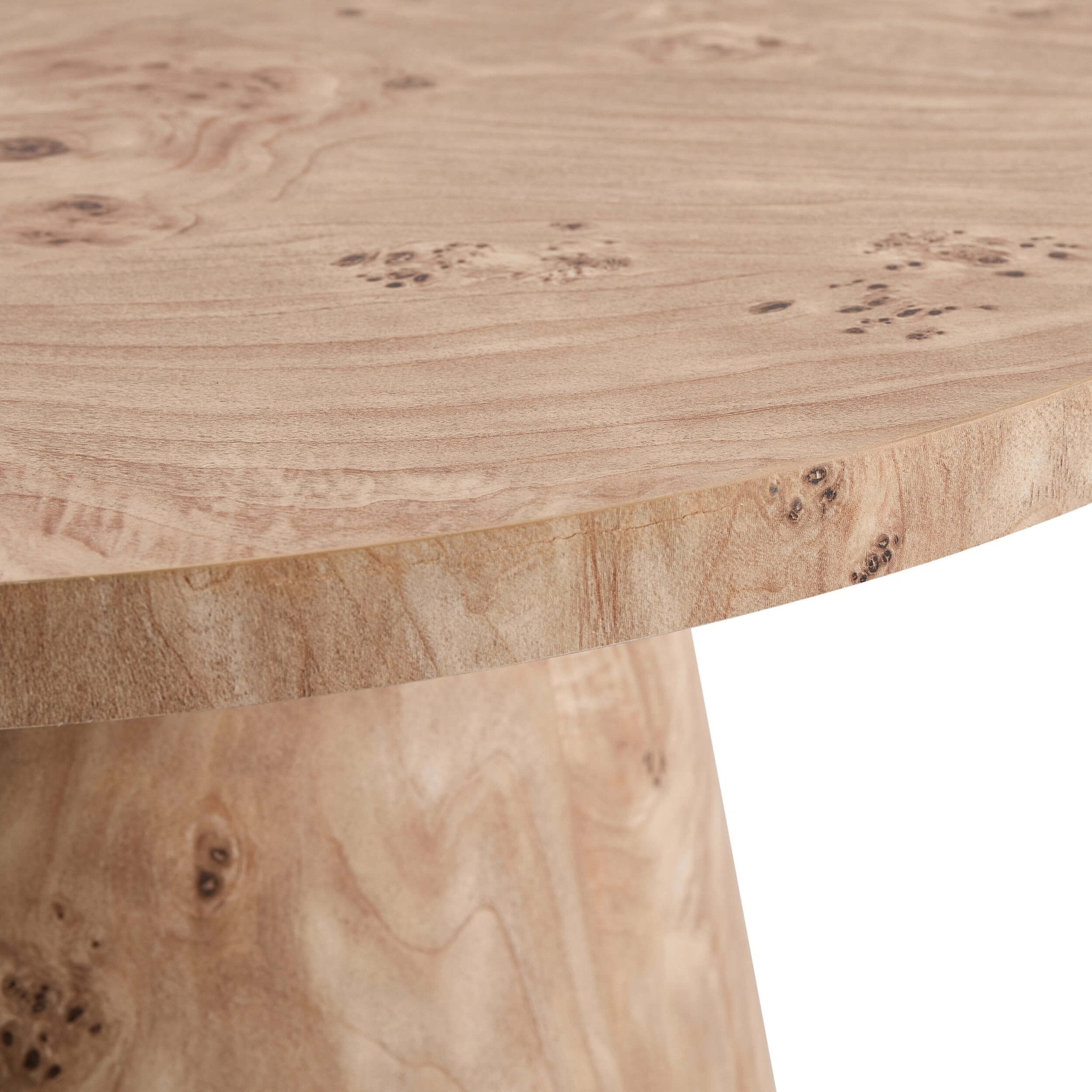 Table basse Talia - Effet ronce clair