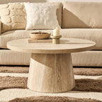 Dusklia - Talia Coffee Table -  Stone Marble Effect
