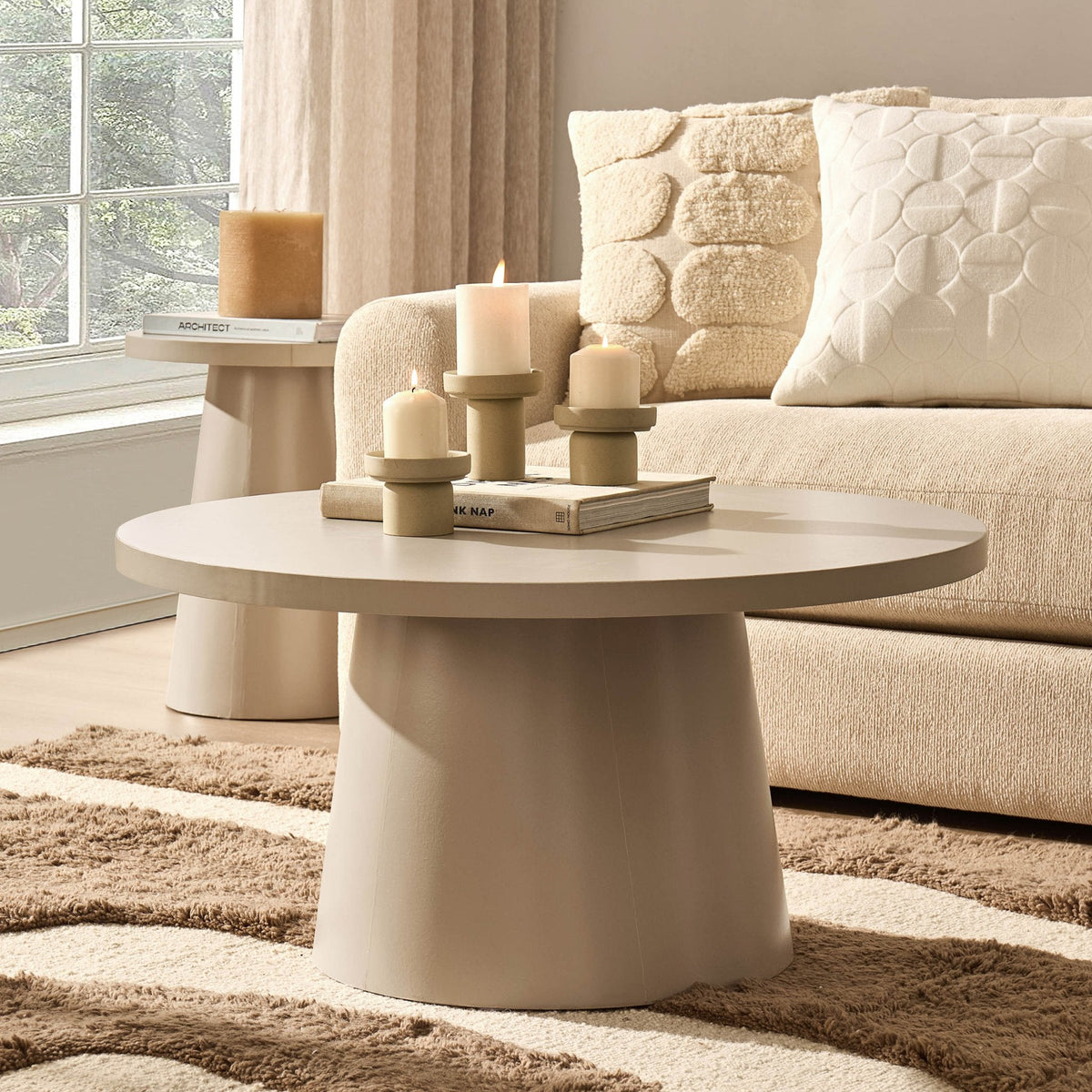 Dusklia - Talia Coffee Table - Taupe