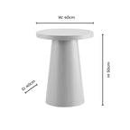Dusklia - Talia Side Table - Dark Marble Effect