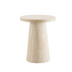 Dusklia - Talia Side Table - Stone Marble Effect