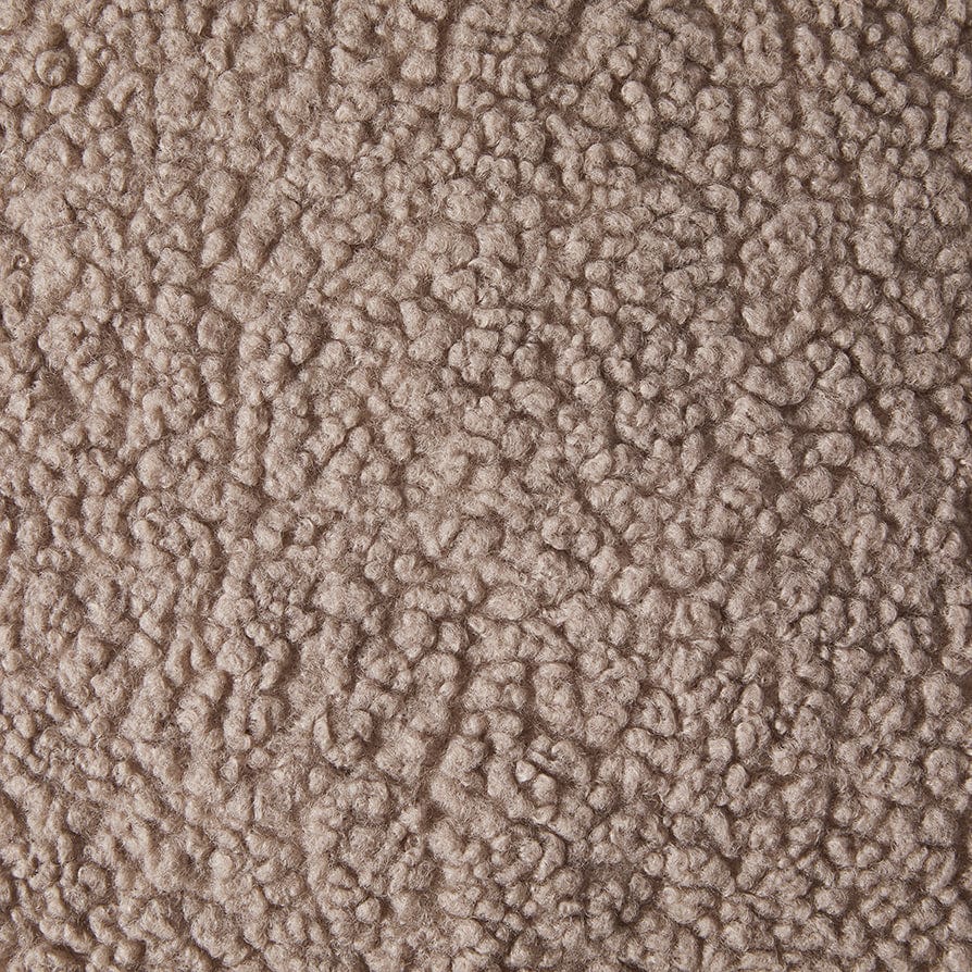 Dusklia - Teddy Basket Dog Bed - Taupe