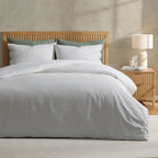 Dusklia - Thea Duvet Cover & Pillowcase Set - Off White/Black