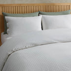 Dusklia - Thea Duvet Cover & Pillowcase Set - Off White/Black