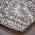 Dusklia - Theo Handwoven Wool Rug - Light Grey