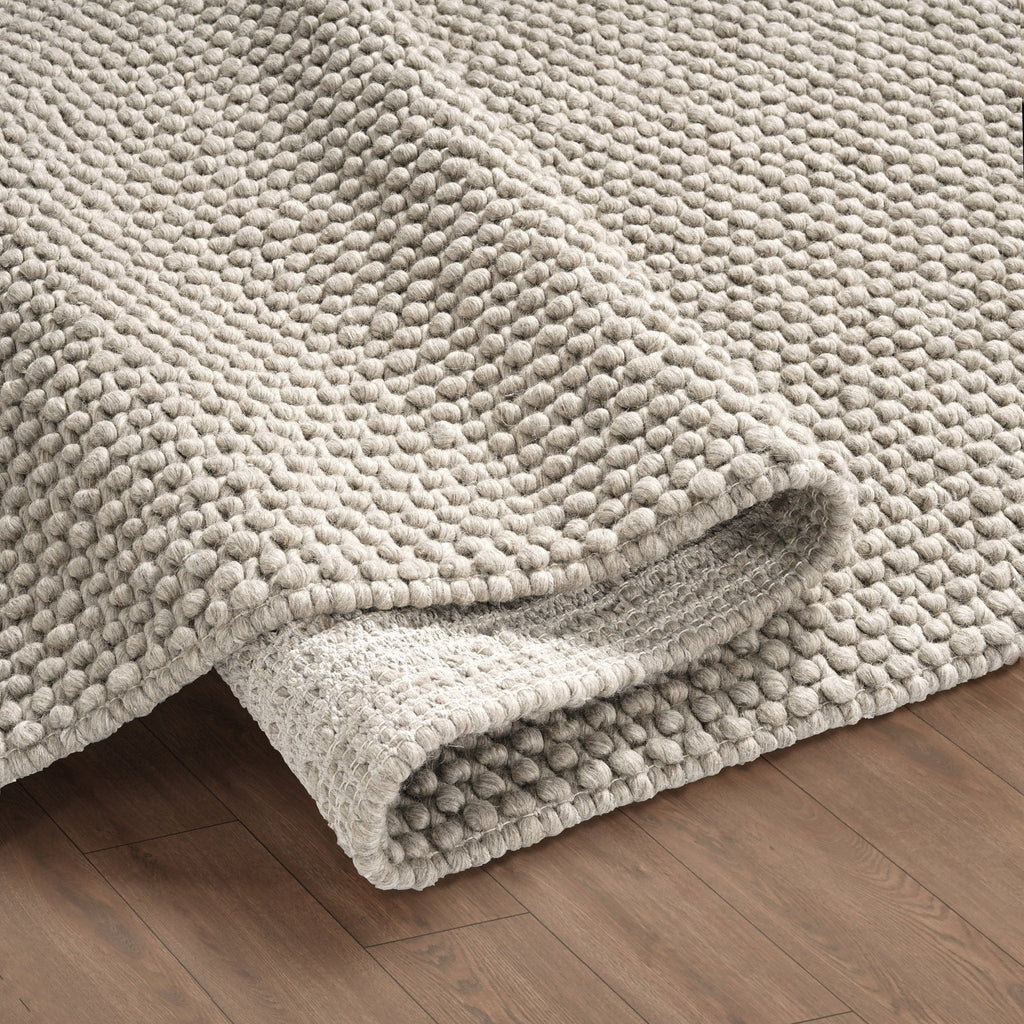 Dusklia - Theo Handwoven Wool Rug - Taupe