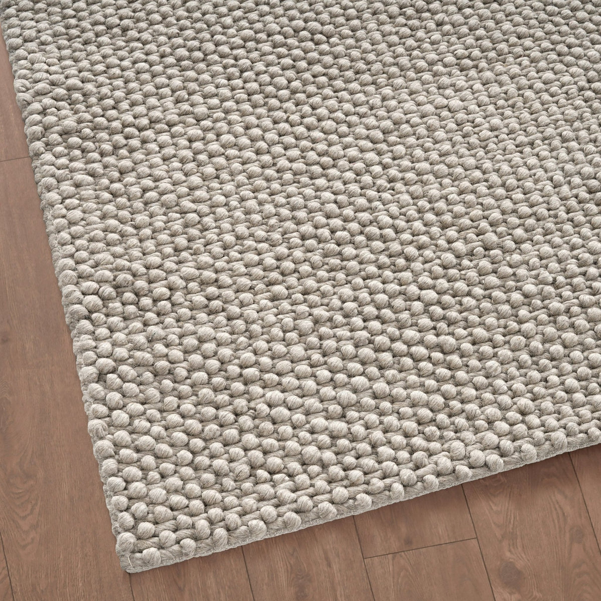 Dusklia - Theo Handwoven Wool Rug - Taupe