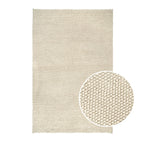 Dusklia - Theo Handwoven Wool Rug - Natural Light Cream