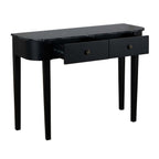 Dusklia - Tilda Console Table - Black/Marble Top