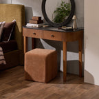 Dusklia - Tilda Console Table - Mid Wood/Marble Top