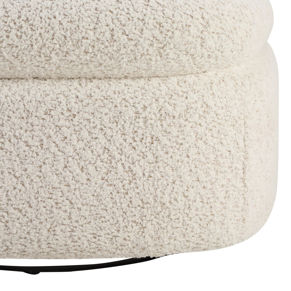 Dusklia - Tilly Swivel Accent Chair - Popcorn Teddy