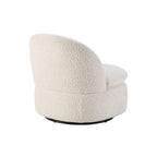 Dusklia - Tilly Swivel Accent Chair - Popcorn Teddy
