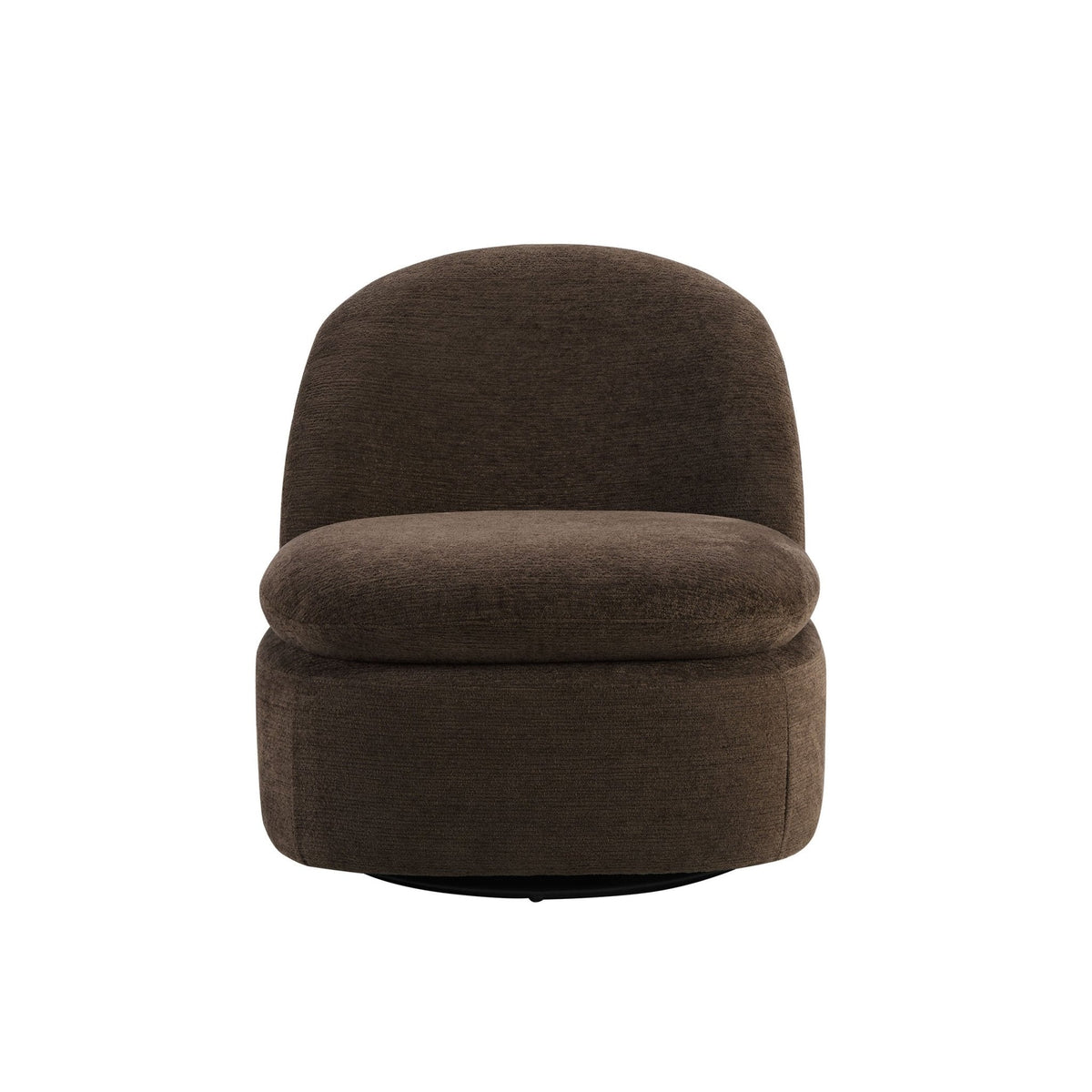 Dusklia - Tilly Swivel Accent Chair - Textured Cappuccino