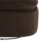 Dusklia - Tilly Swivel Accent Chair - Textured Cappuccino