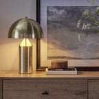 Dusklia - Titan Gold Domed Table Lamp