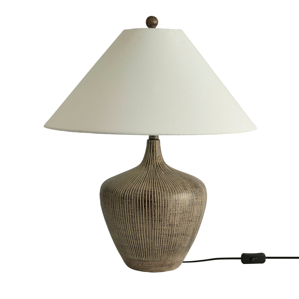 Dusklia - Tribeca Resin Table Lamp - Black