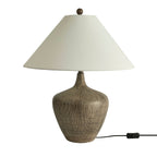 Dusklia - Tribeca Resin Table Lamp - Black