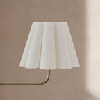 Dusklia - Trinity Pleated 2 Light Chandelier - Gold