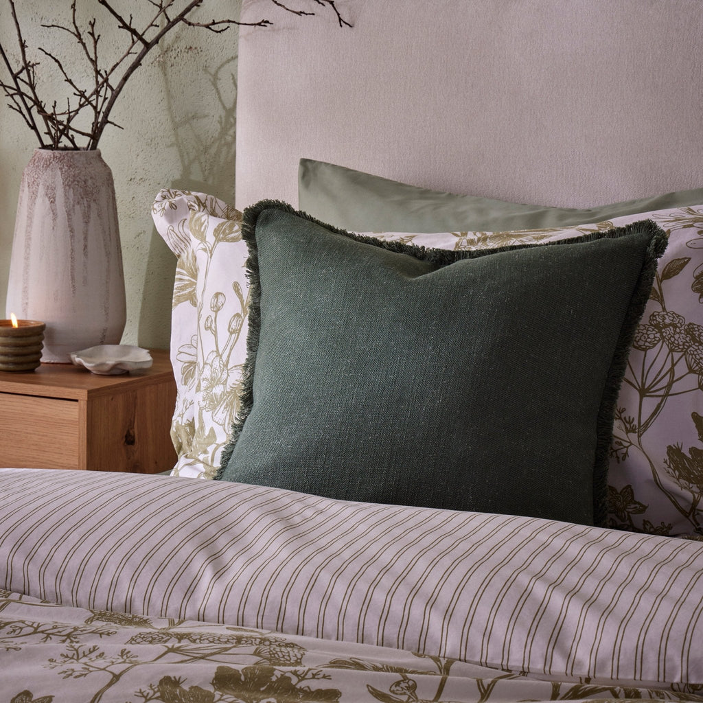 Dusklia - Tufted Cushion Cover - Green