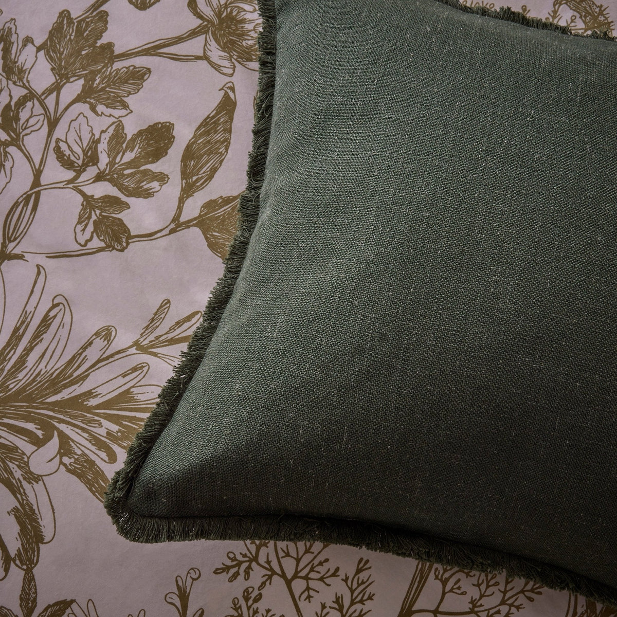 Dusklia - Tufted Cushion Cover - Green